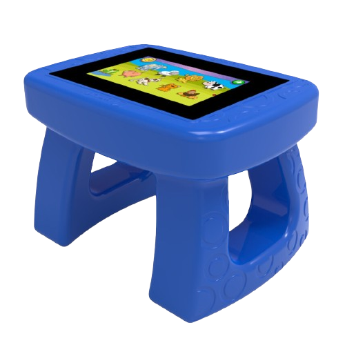 Mesinha Digital azul com tela touch colorida infantil
